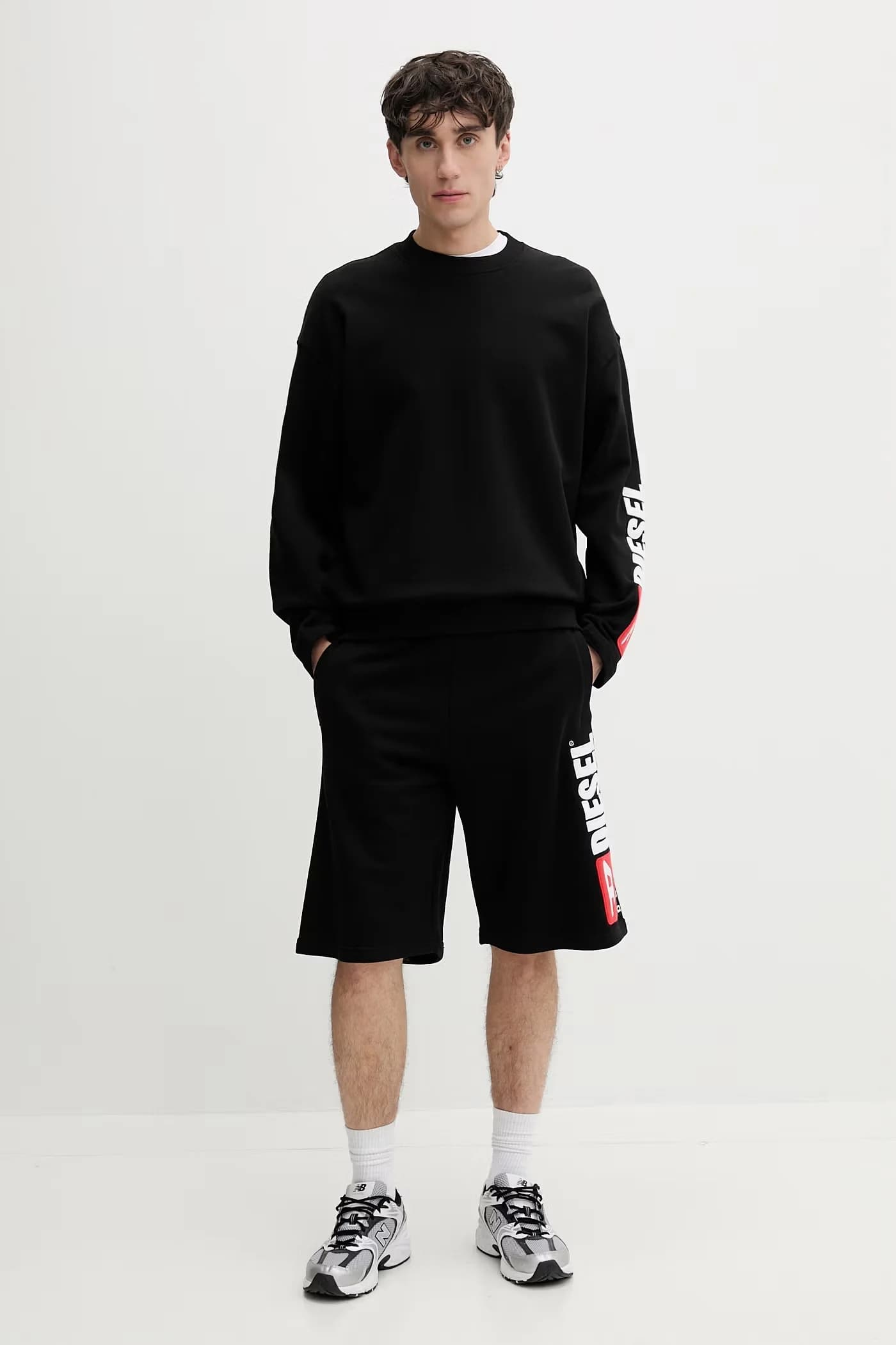 Мужские хлопковые шорты P-CROW-DIV - фото 2