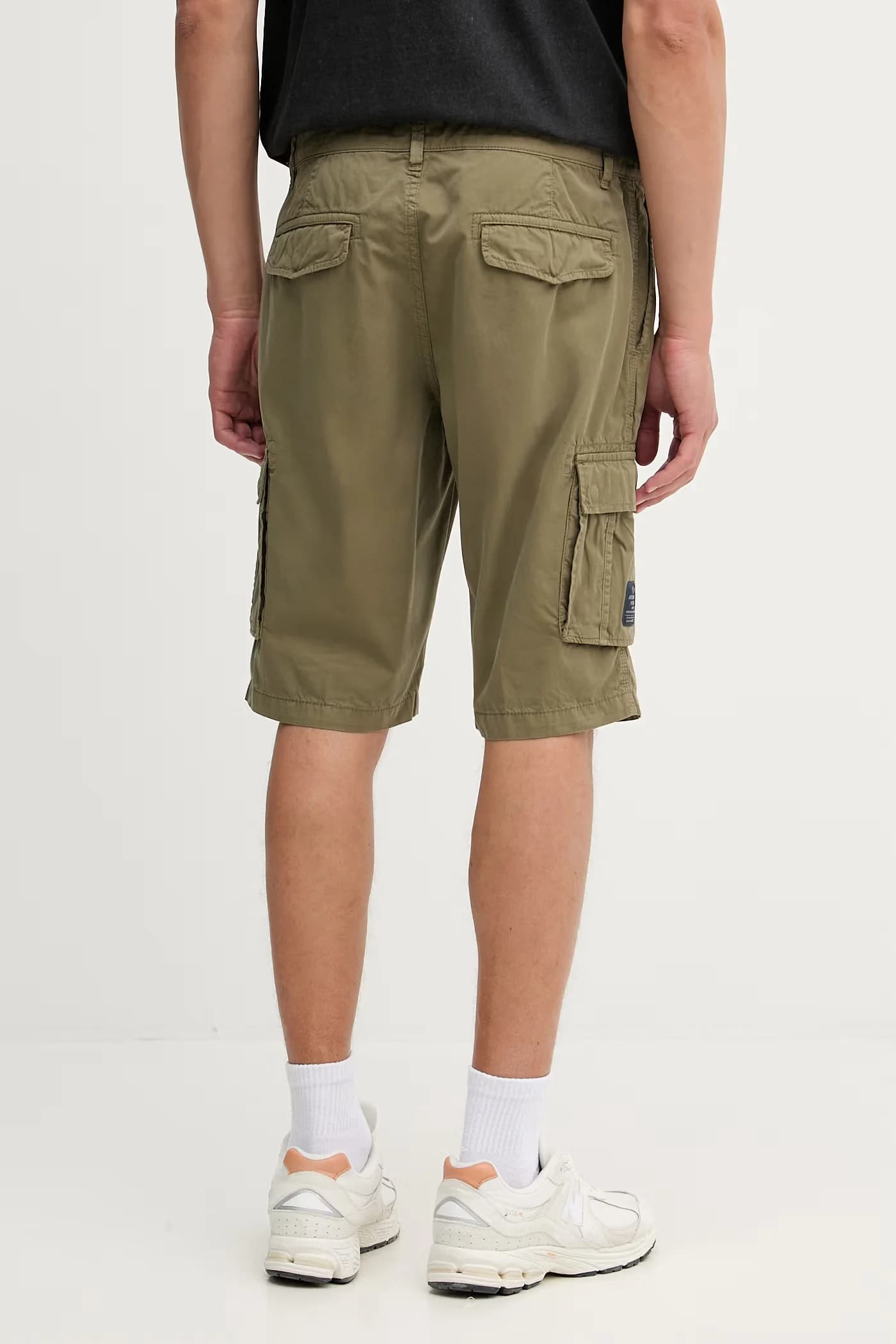 Мужские хлопковые шорты карго - фото 3