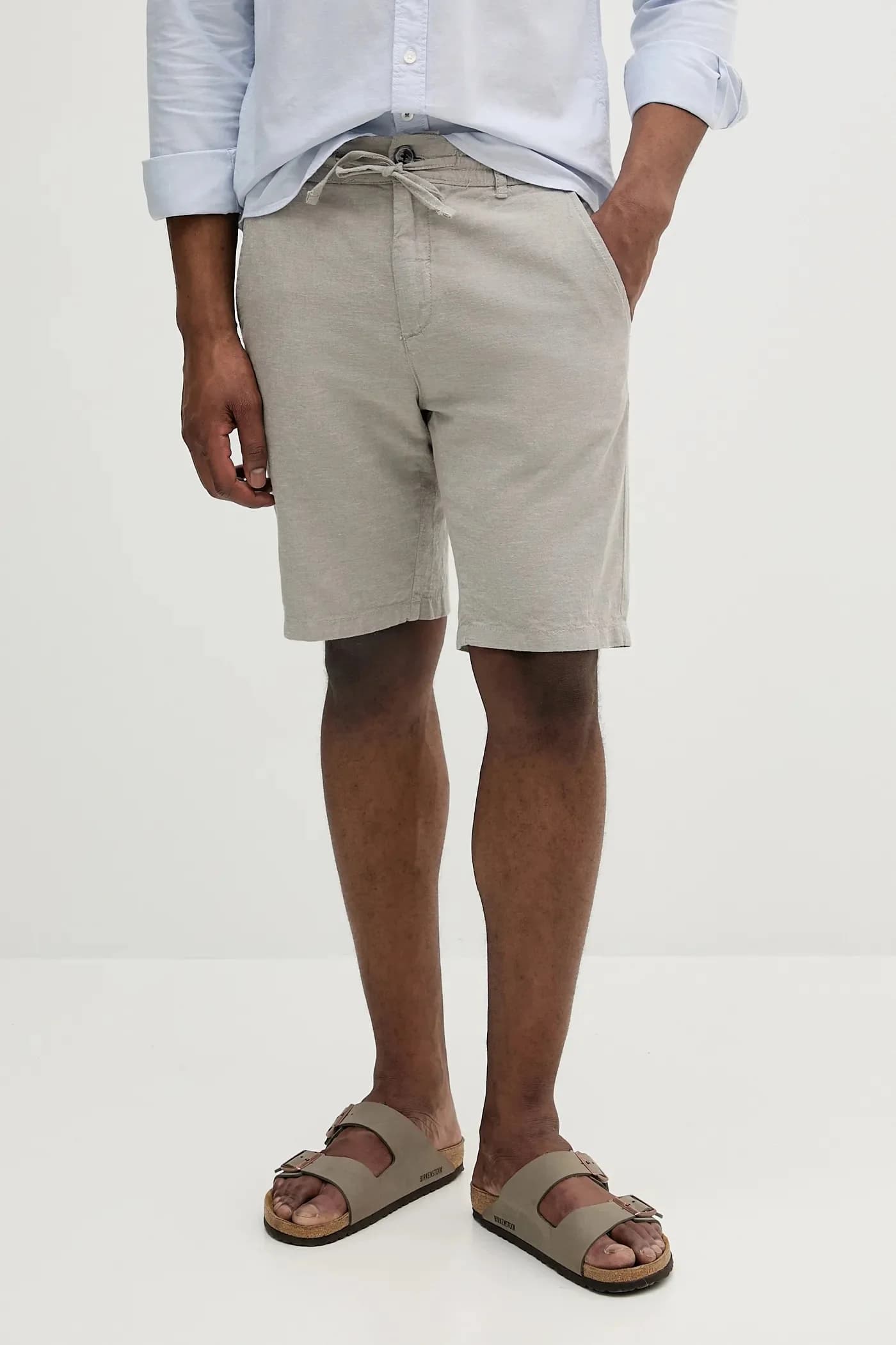 Льняные шорты