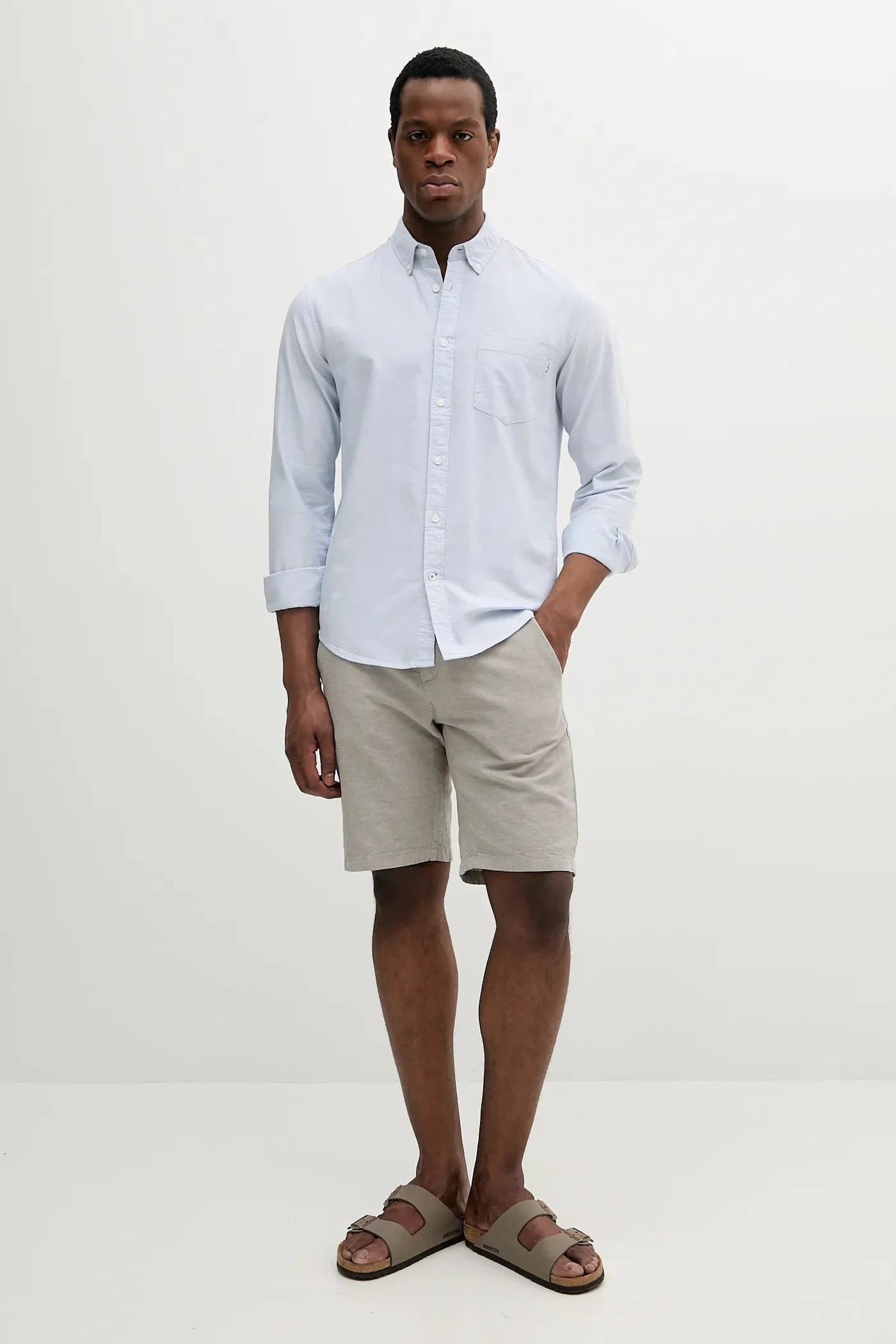 Льняные шорты - фото 2