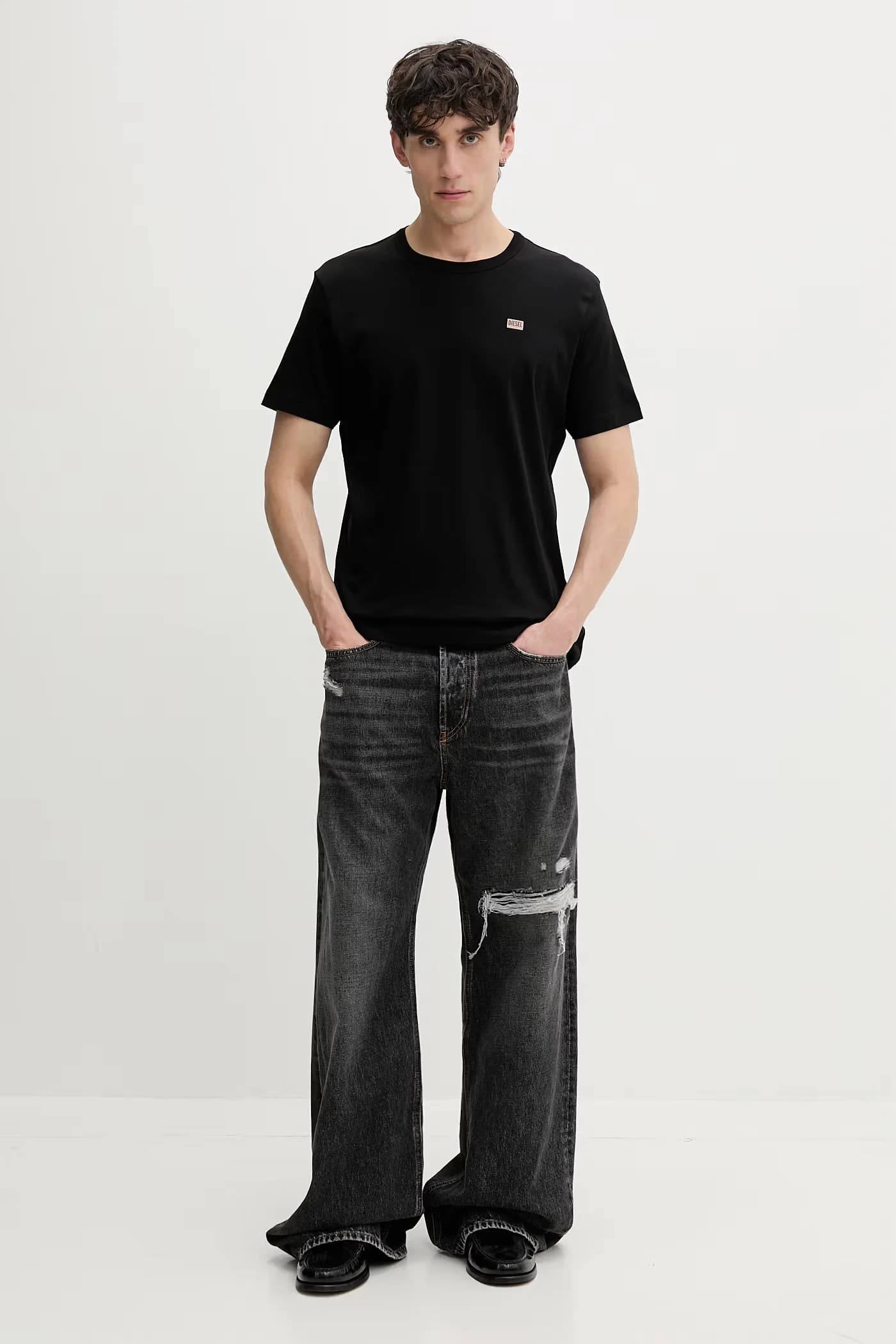 Мужская хлопковая футболка T-MIEGOR-K77 - фото 2