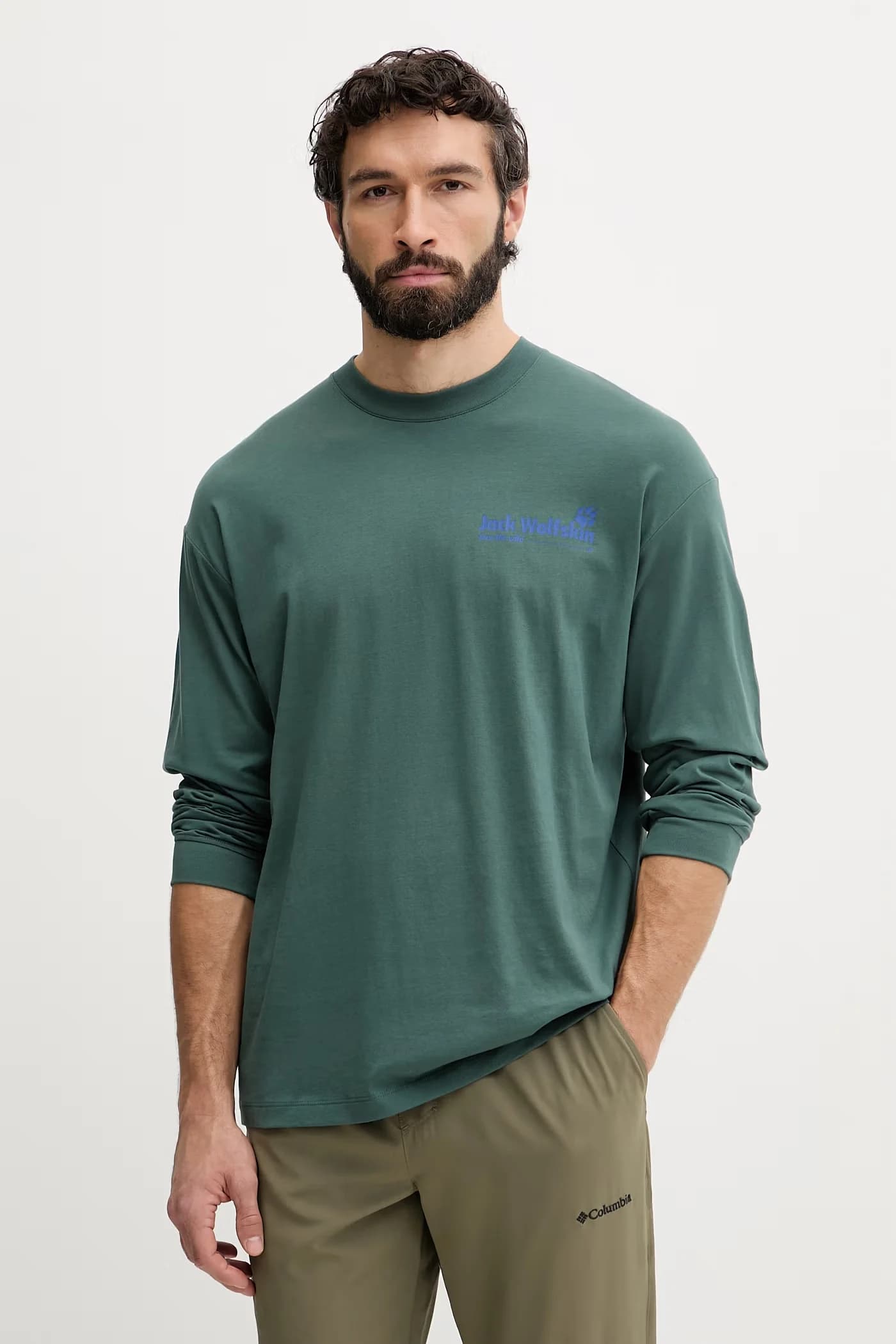 Уверенная мужская хлопковая рубашка с длинным рукавом - фото 3