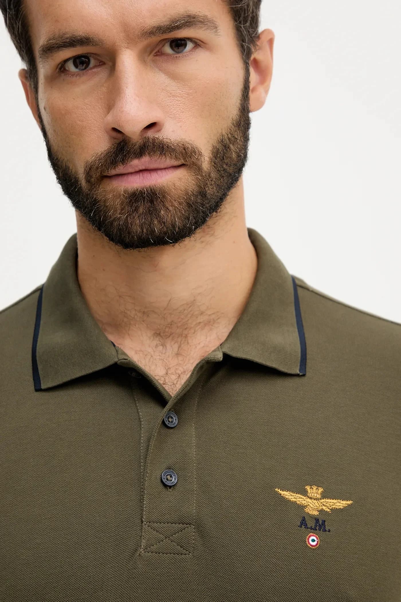 Хлопковая рубашка с длинным рукавом - фото 4