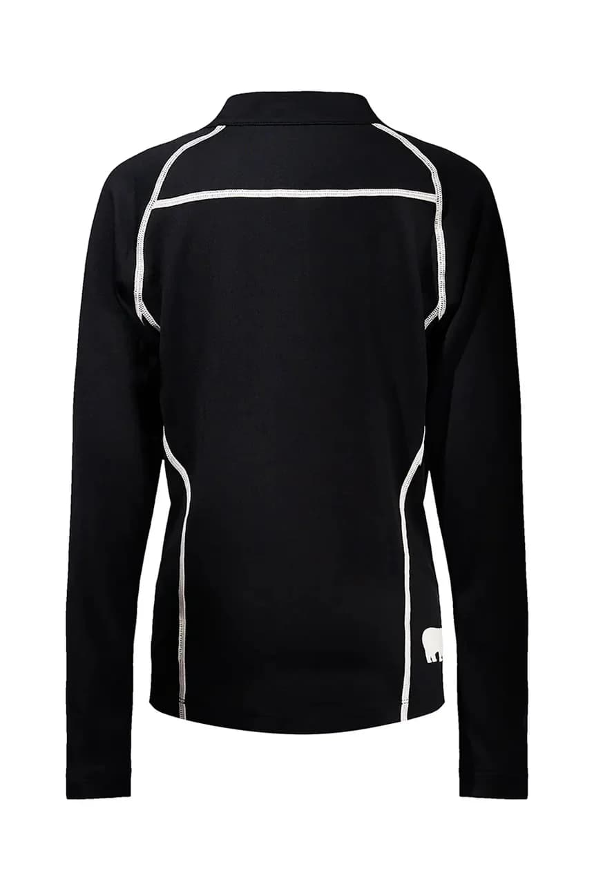 Функциональная детская термобелье с длинными рукавами и половинной молнией. - фото 2