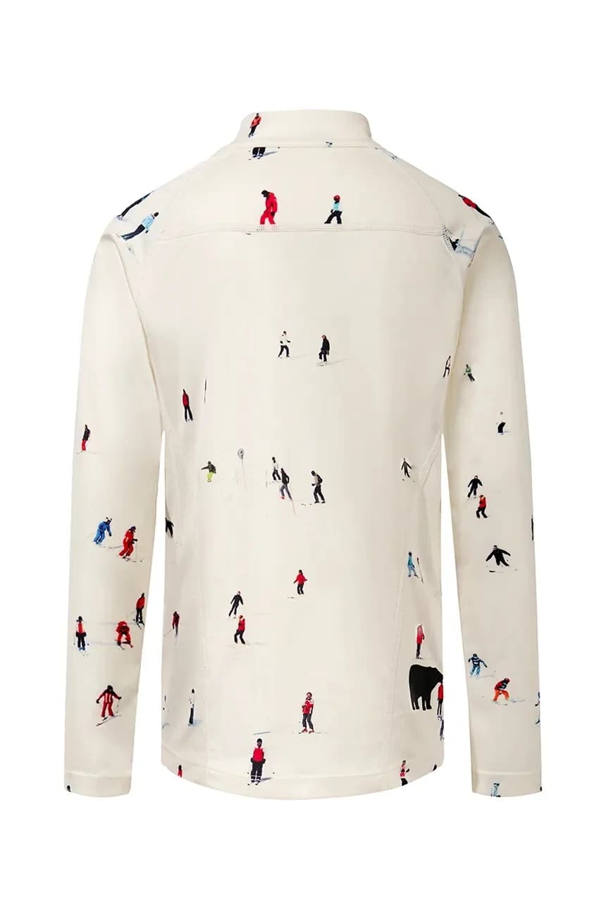 Функциональная детская термобелье с длинными рукавами и половинной молнией. - фото 3