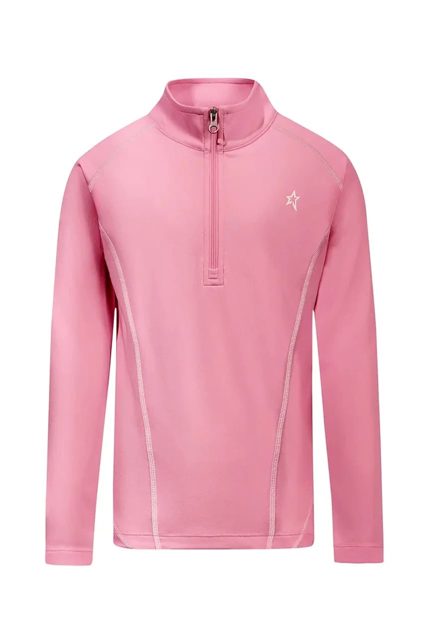 Функциональная детская термобелье с длинными рукавами и половинной молнией. - фото 2