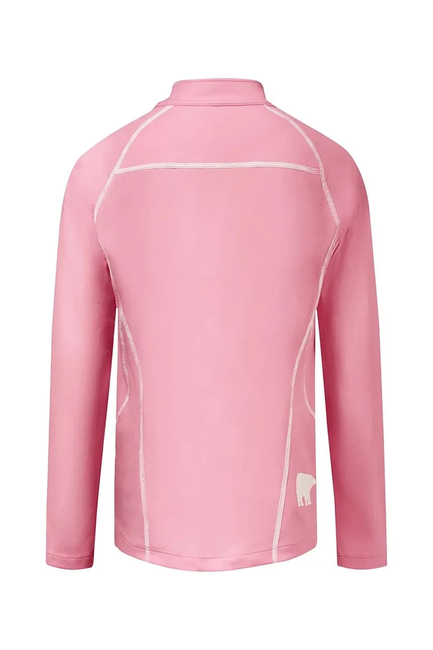 Функциональная детская термобелье с длинными рукавами и половинной молнией. - фото 3