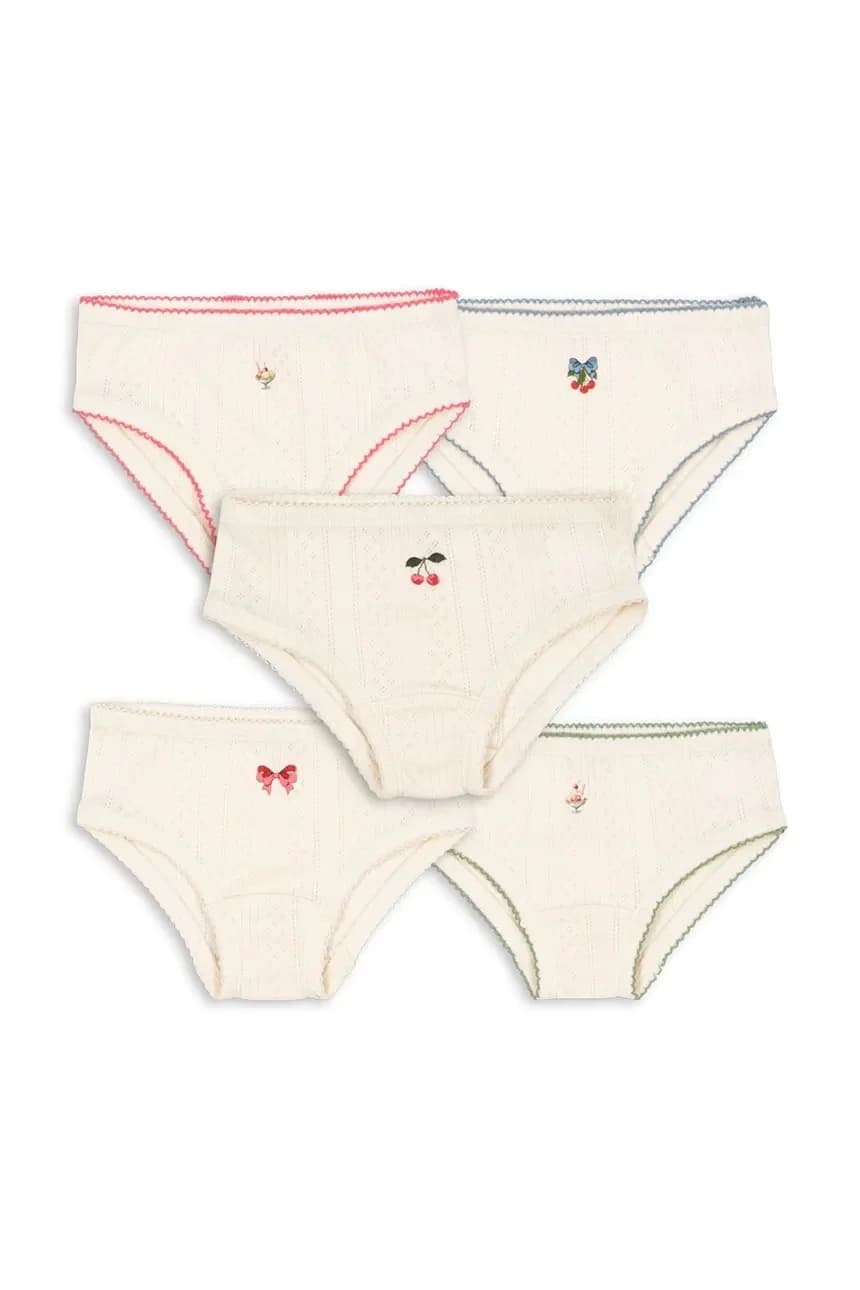 Детские хлопковые трусы MINNA GIRL UNDERPANTS GOTS 5 шт.