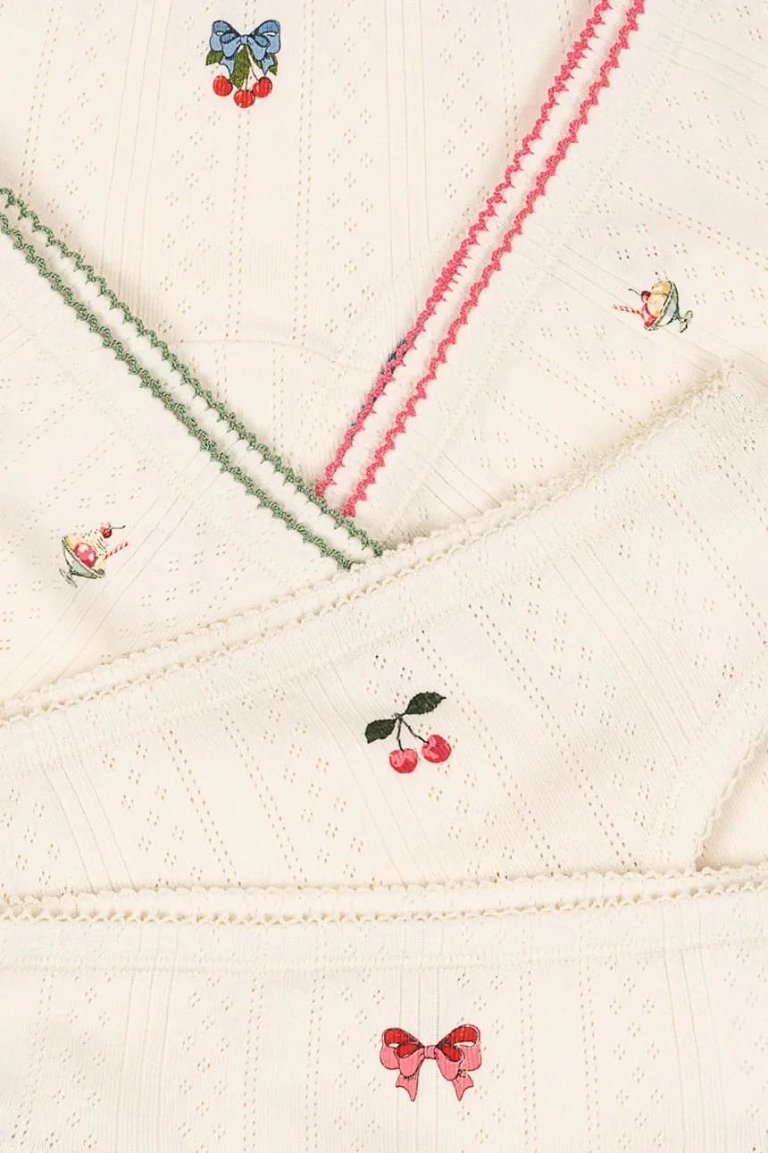 Детские хлопковые трусы MINNA GIRL UNDERPANTS GOTS 5 шт. - фото 3