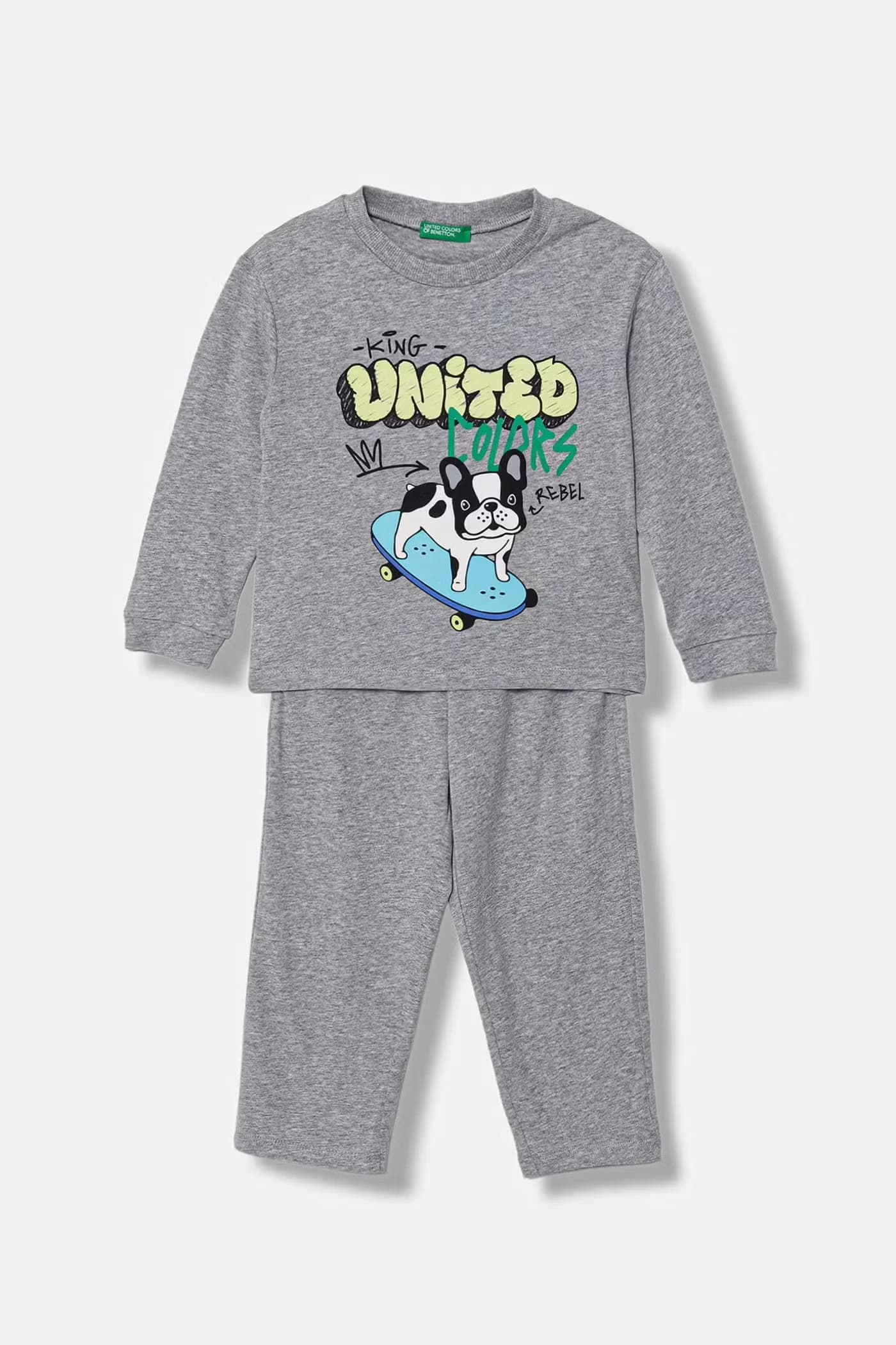 Хлопковая детская пижама-двойка