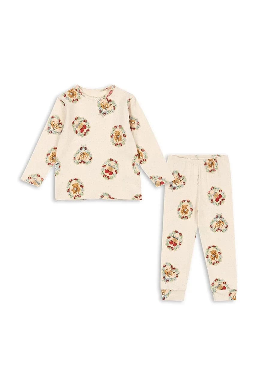 Детские пижамы БАЗОВЫЙ КОМПЛЕКТ БЛУЗКА/БРЮКИ GOTS - фото 2