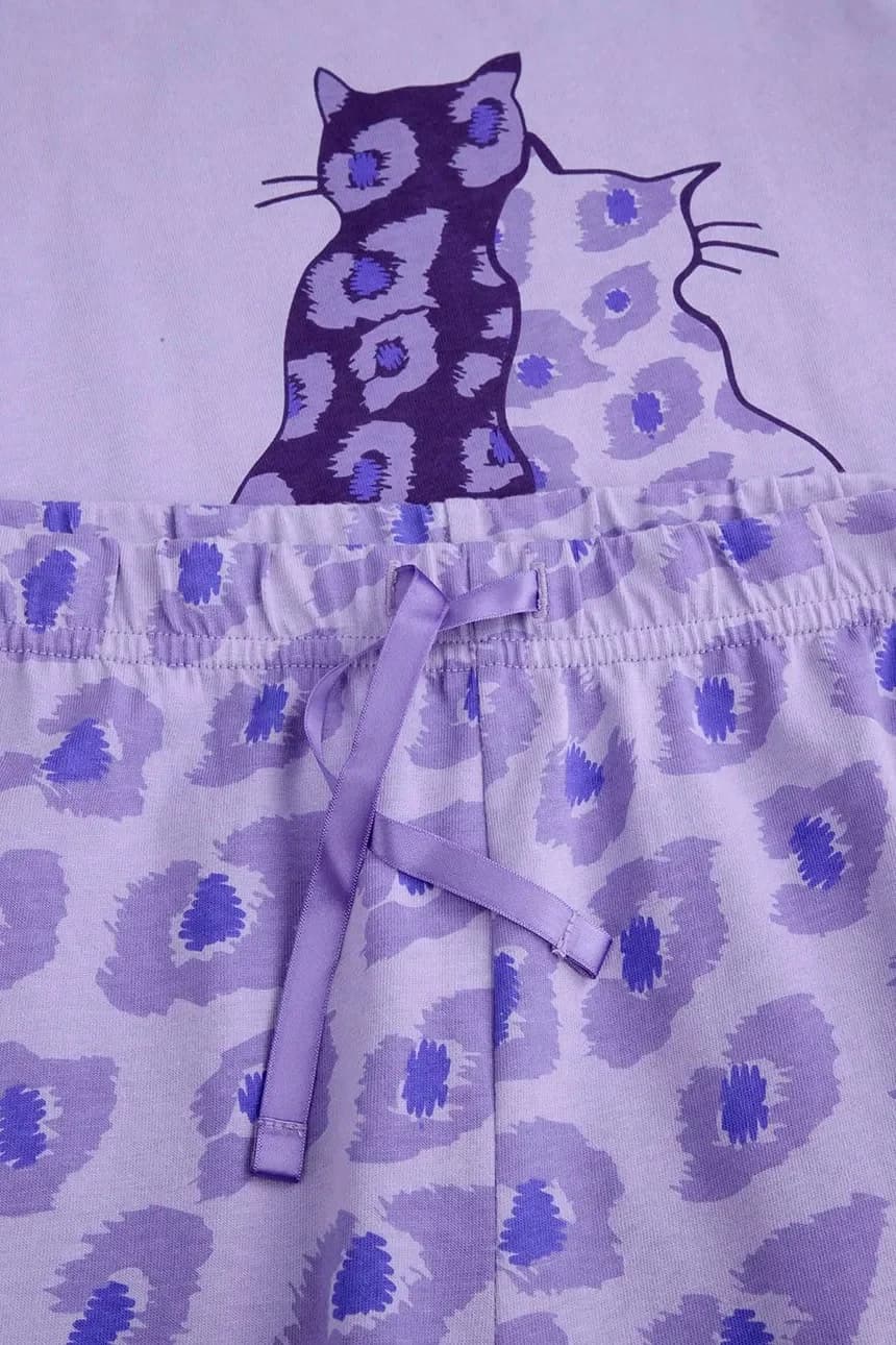 Детский хлопковый пижамный комплект - фото 4