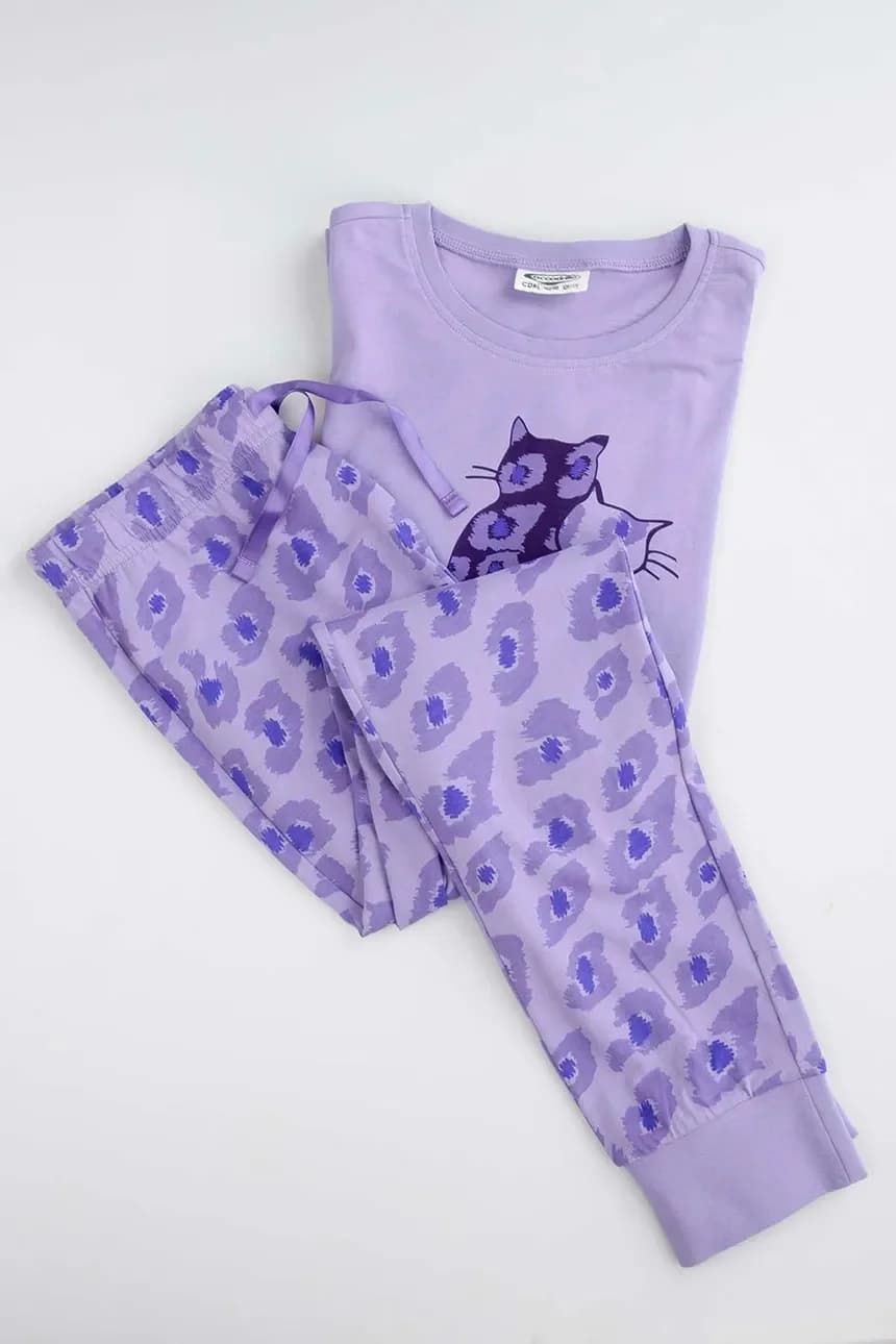 Детский хлопковый пижамный комплект - фото 5