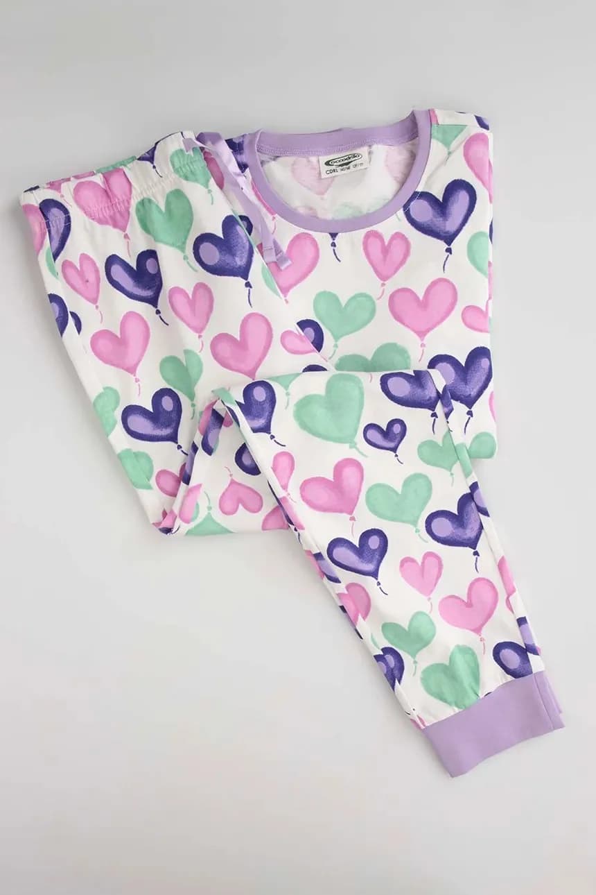 Детский хлопковый пижамный комплект - фото 5