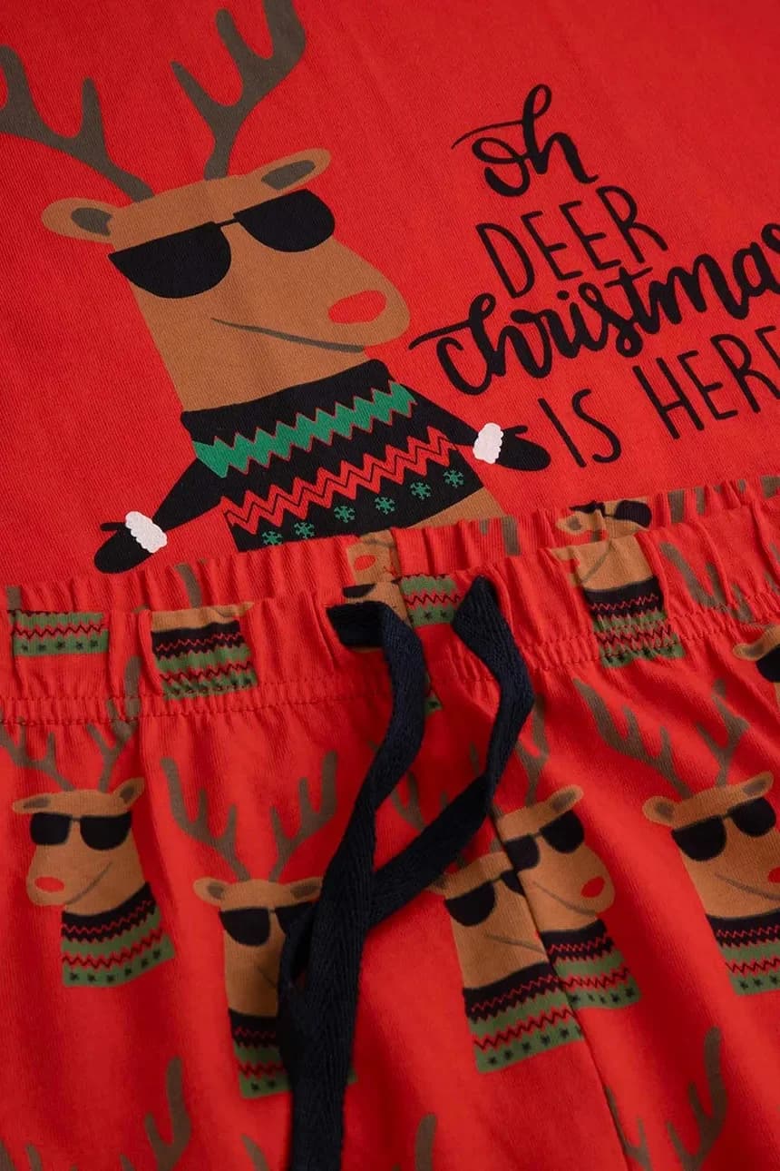 Детский хлопковый пижамный комплект - фото 4