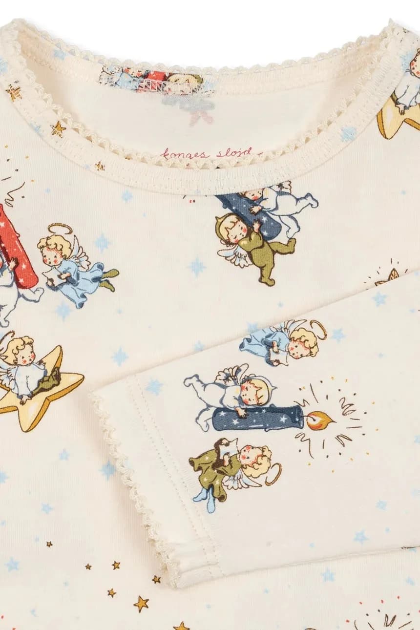 Детские пижамы БАЗОВЫЙ КОМПЛЕКТ БЛУЗКА/БРЮКИ GOTS - фото 2