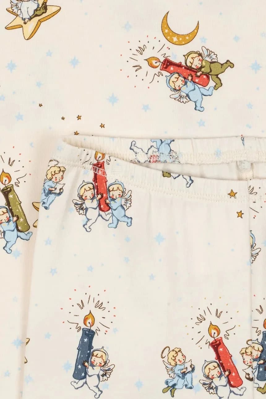 Детские пижамы БАЗОВЫЙ КОМПЛЕКТ БЛУЗКА/БРЮКИ GOTS - фото 3