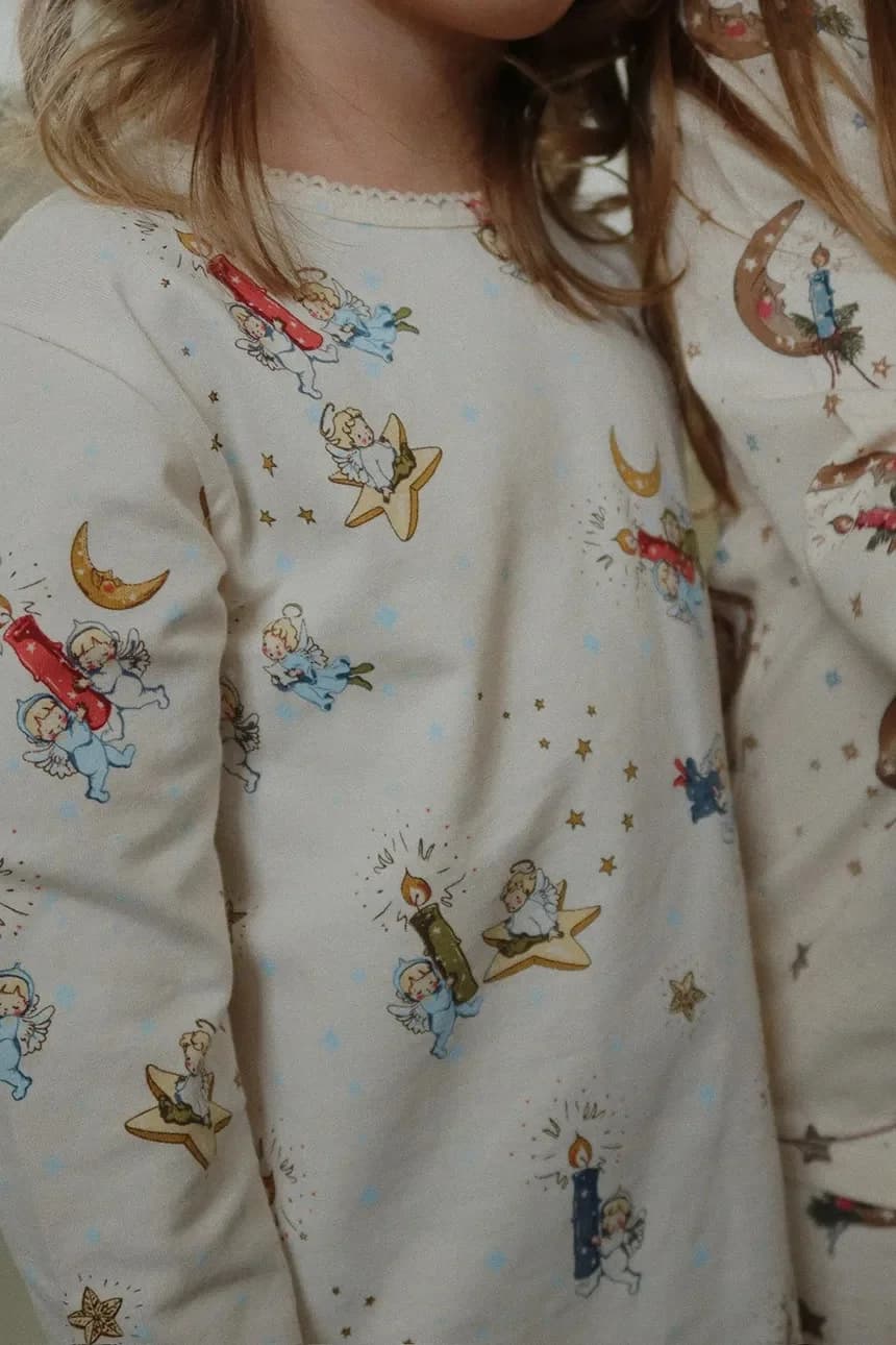 Детские пижамы БАЗОВЫЙ КОМПЛЕКТ БЛУЗКА/БРЮКИ GOTS - фото 5