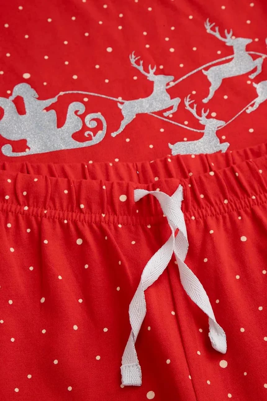 Детский хлопковый пижамный комплект - фото 4