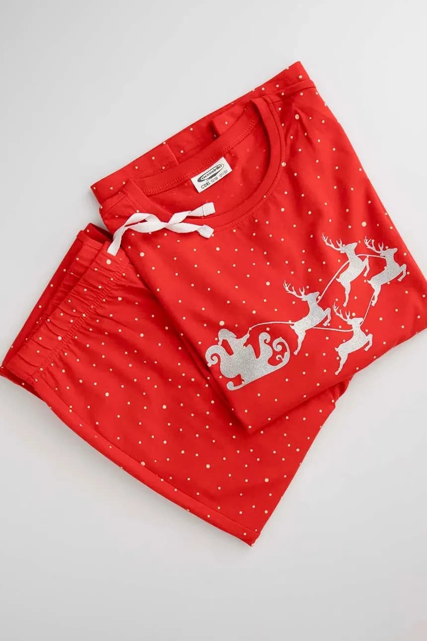 Детский хлопковый пижамный комплект - фото 5