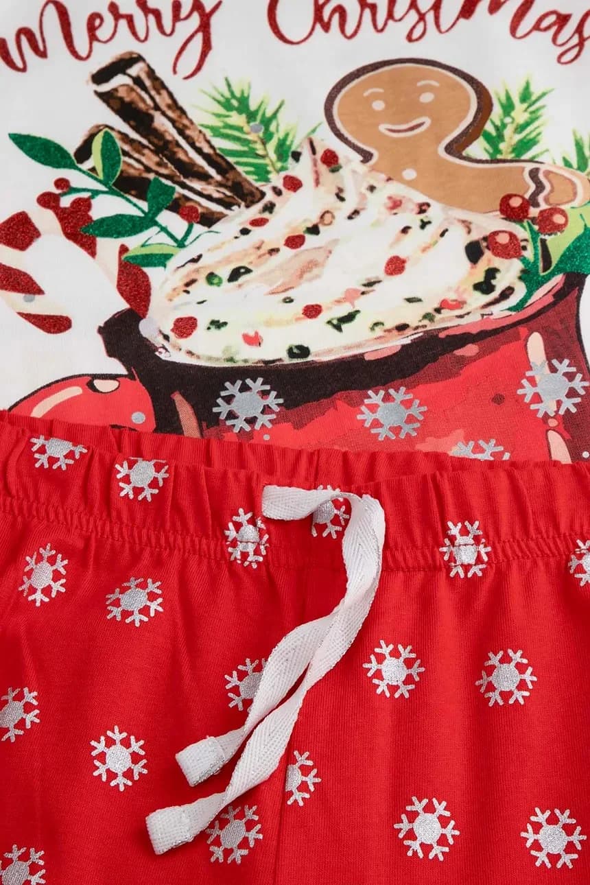 Детский хлопковый пижамный комплект - фото 4