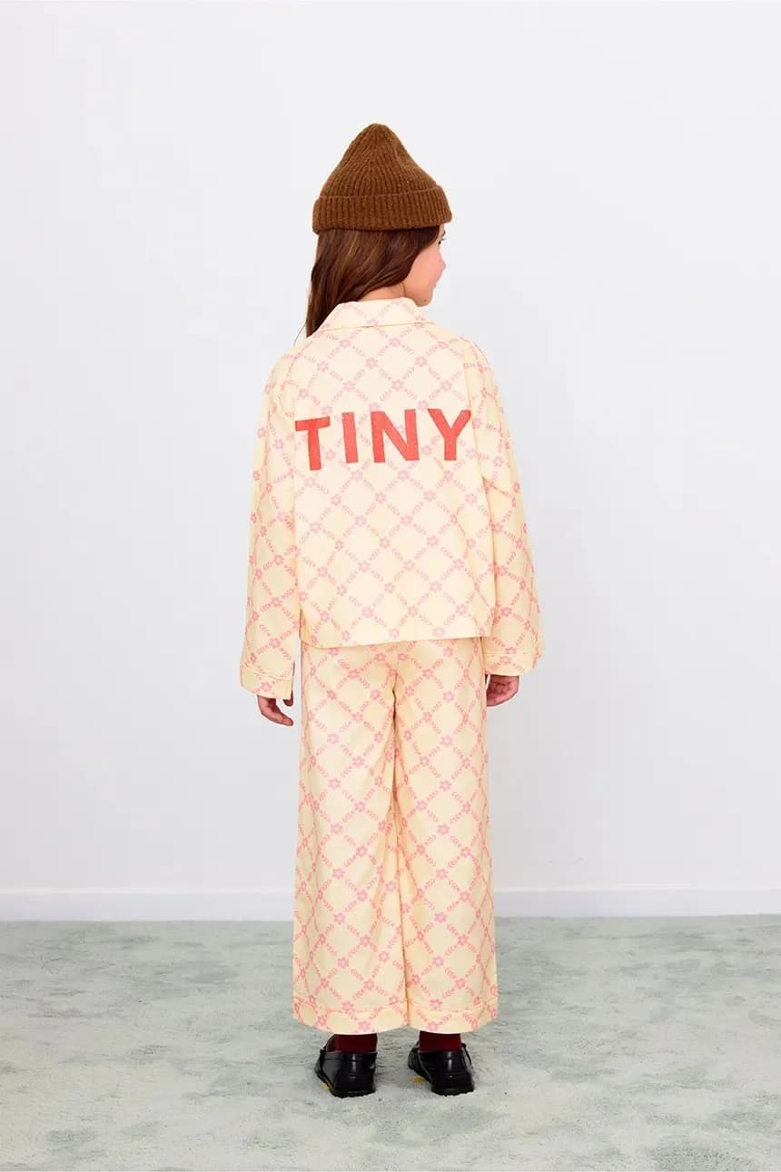 Детская хлопковая пижама НАБОР «ЦВЕТОЧНАЯ СЕТКА» - фото 4