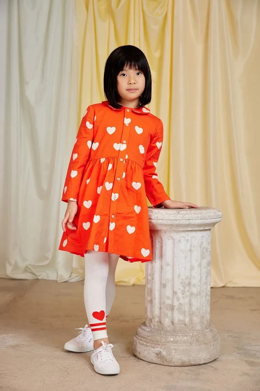 Детские леггинсы Сердечки 2 шт. - фото 2