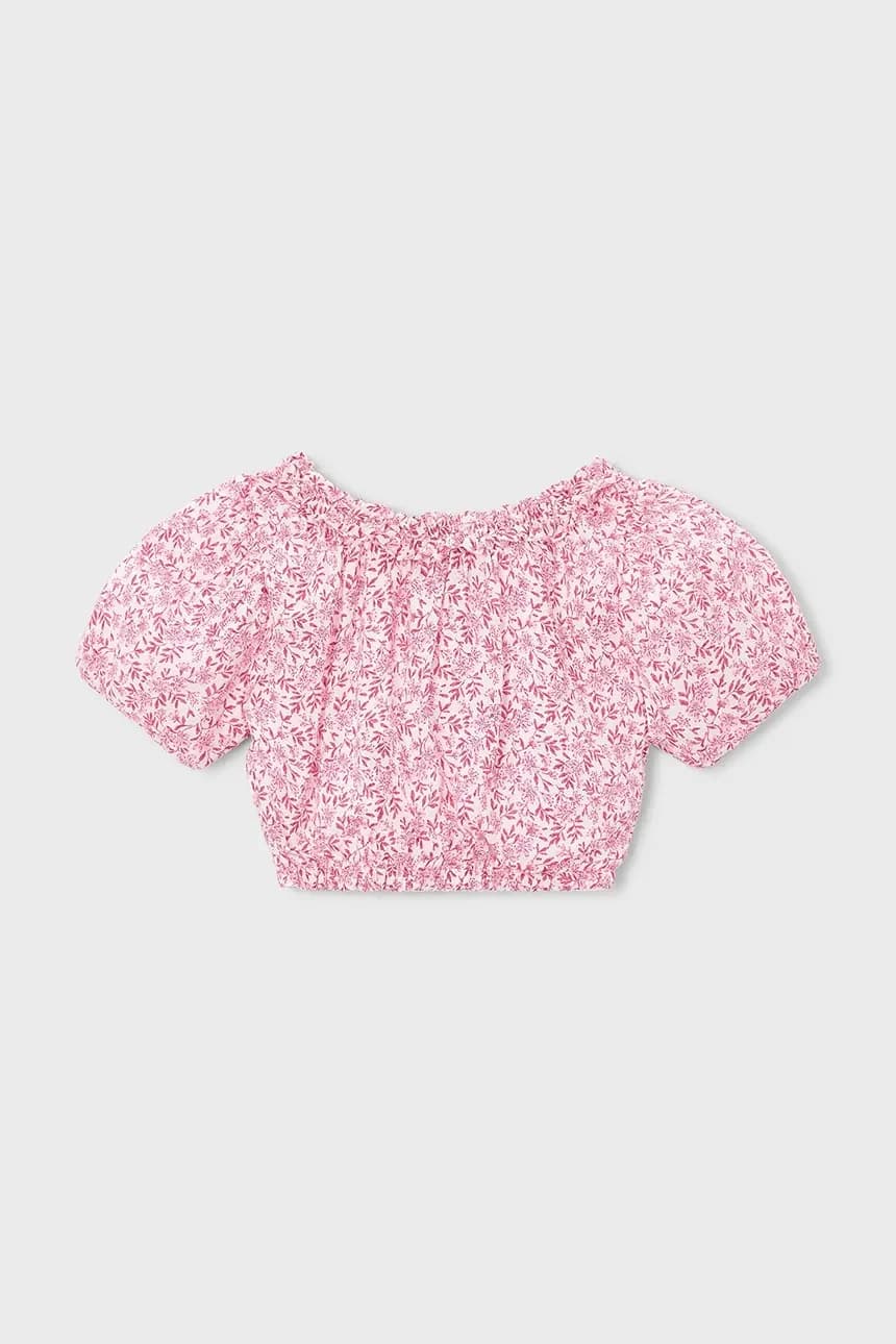 Детская хлопковая блузка - фото 2