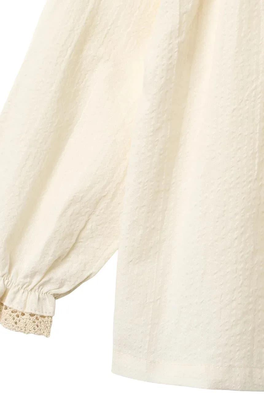 Хлопковая детская блузка - фото 3