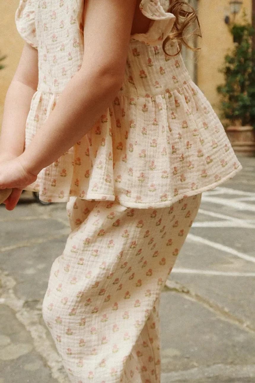 Детская хлопковая блузка COCO TOP GOTS