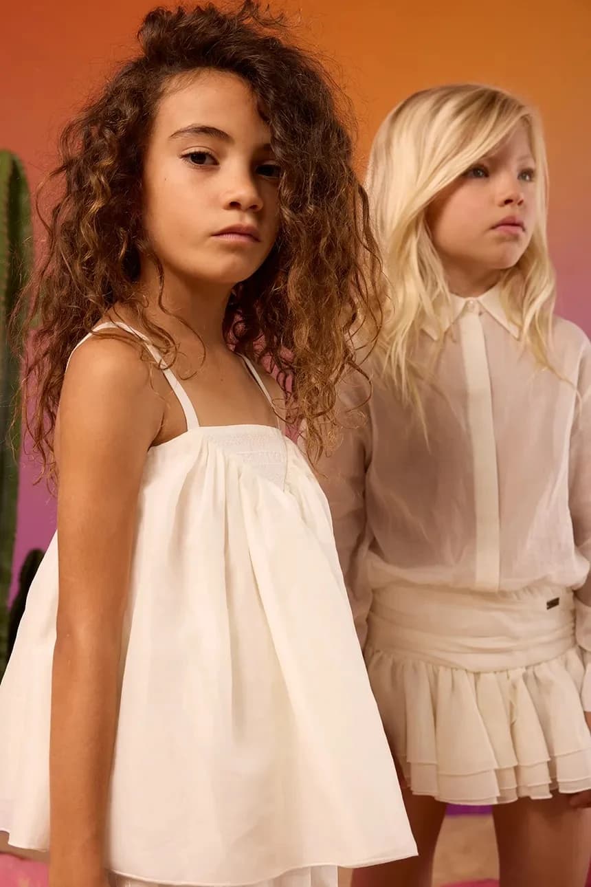 Детская хлопковая блузка