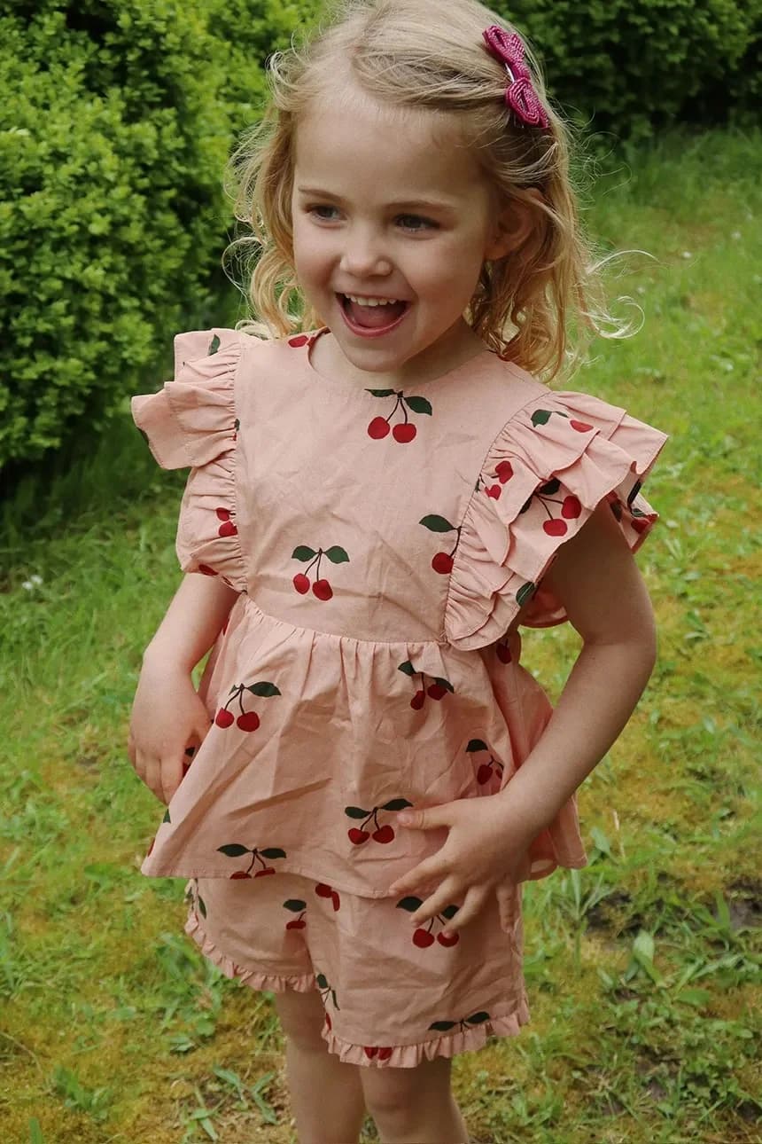 Детская хлопковая блуза VERBENA TOP GOTS