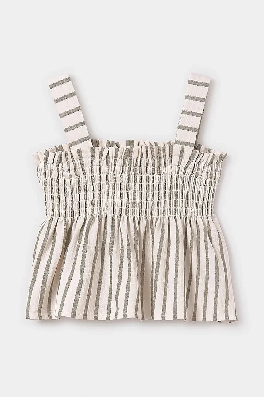 Детская хлопковая блузка - фото 3