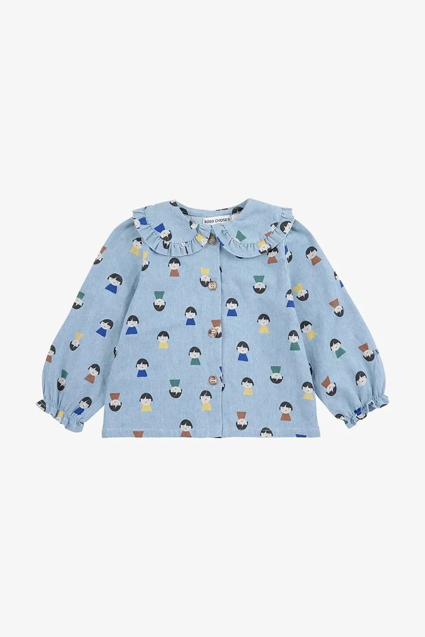 Хлопковая детская блузка Game Pawns