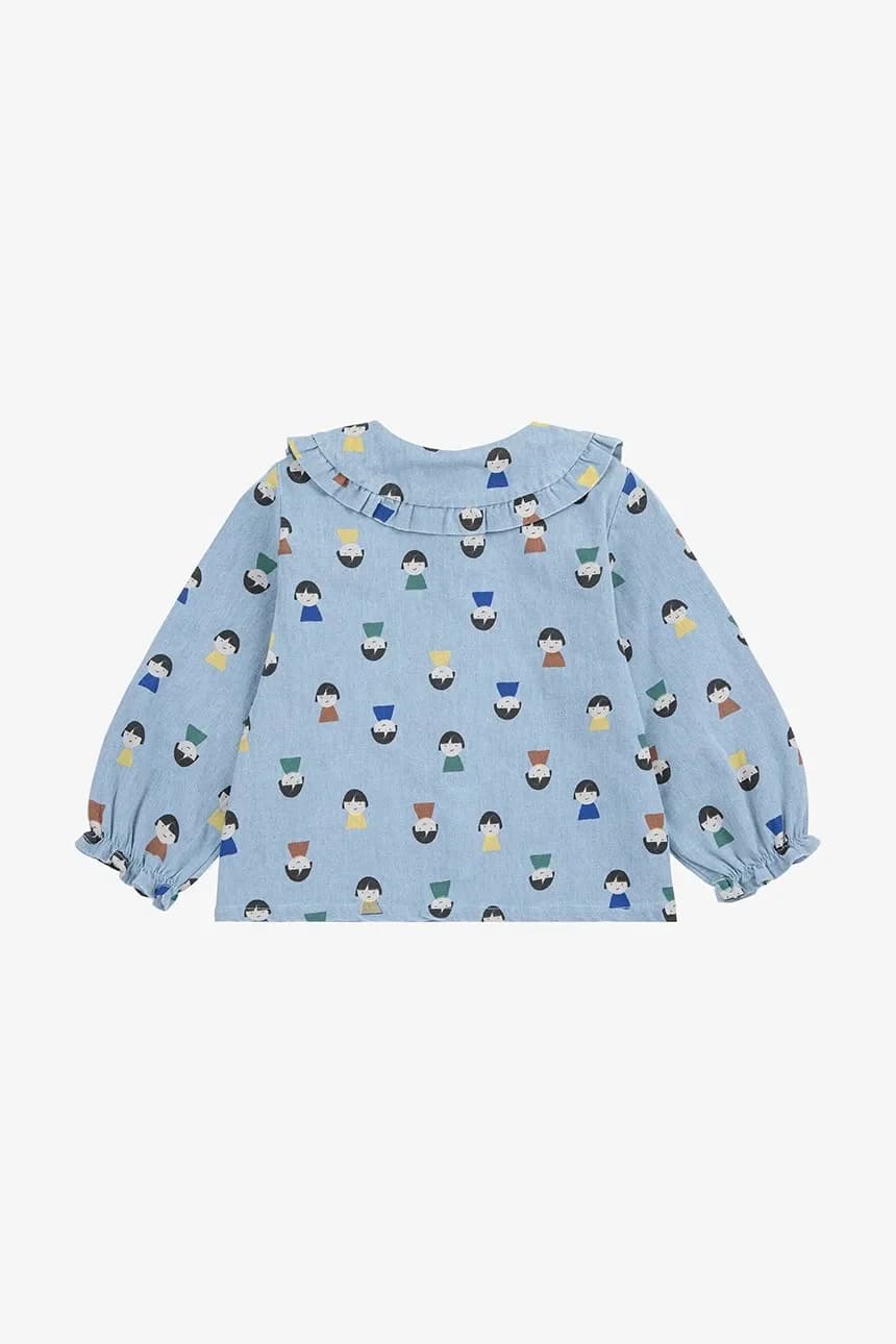 Хлопковая детская блузка Game Pawns - фото 2