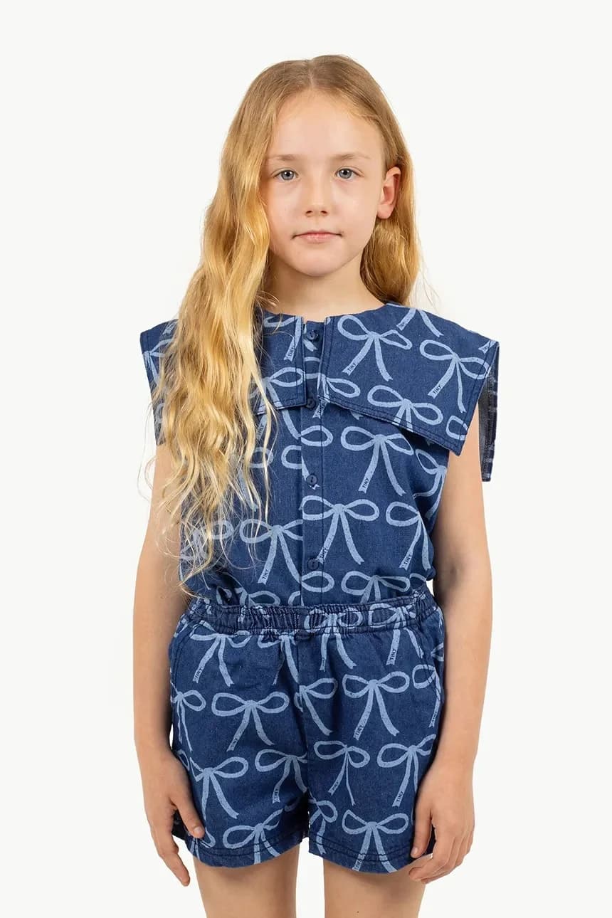 BOWS BLOUSE детская джинсовая блузка