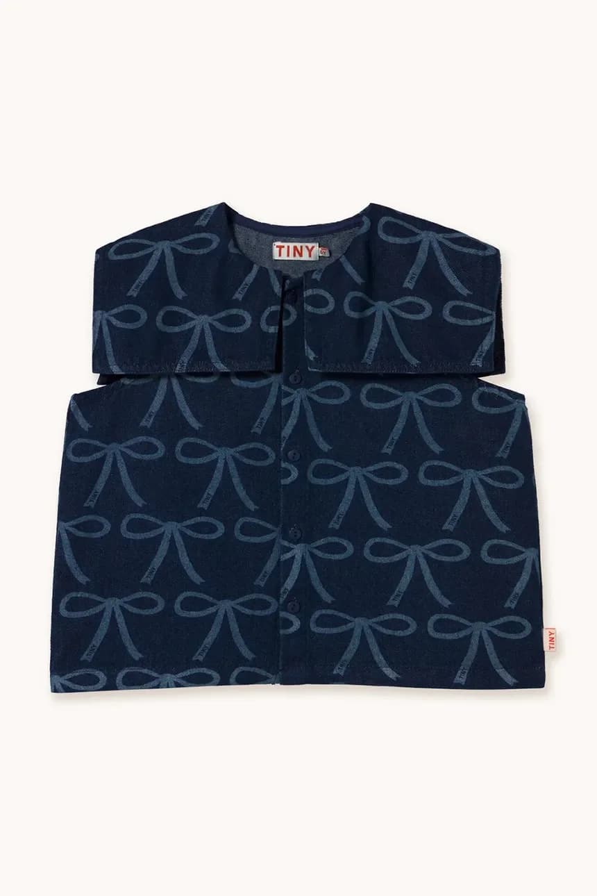 BOWS BLOUSE детская джинсовая блузка - фото 2