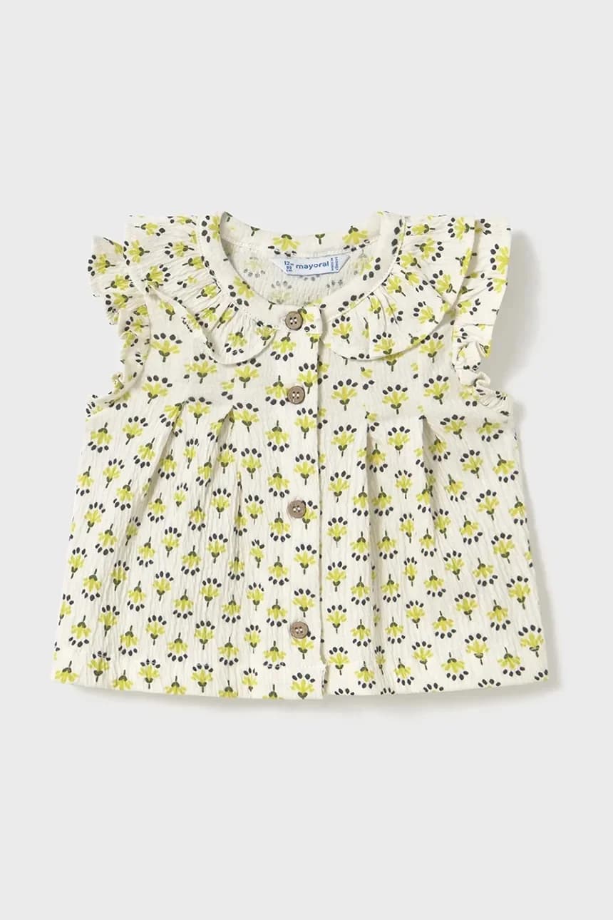 Детская хлопковая блузка - фото 2