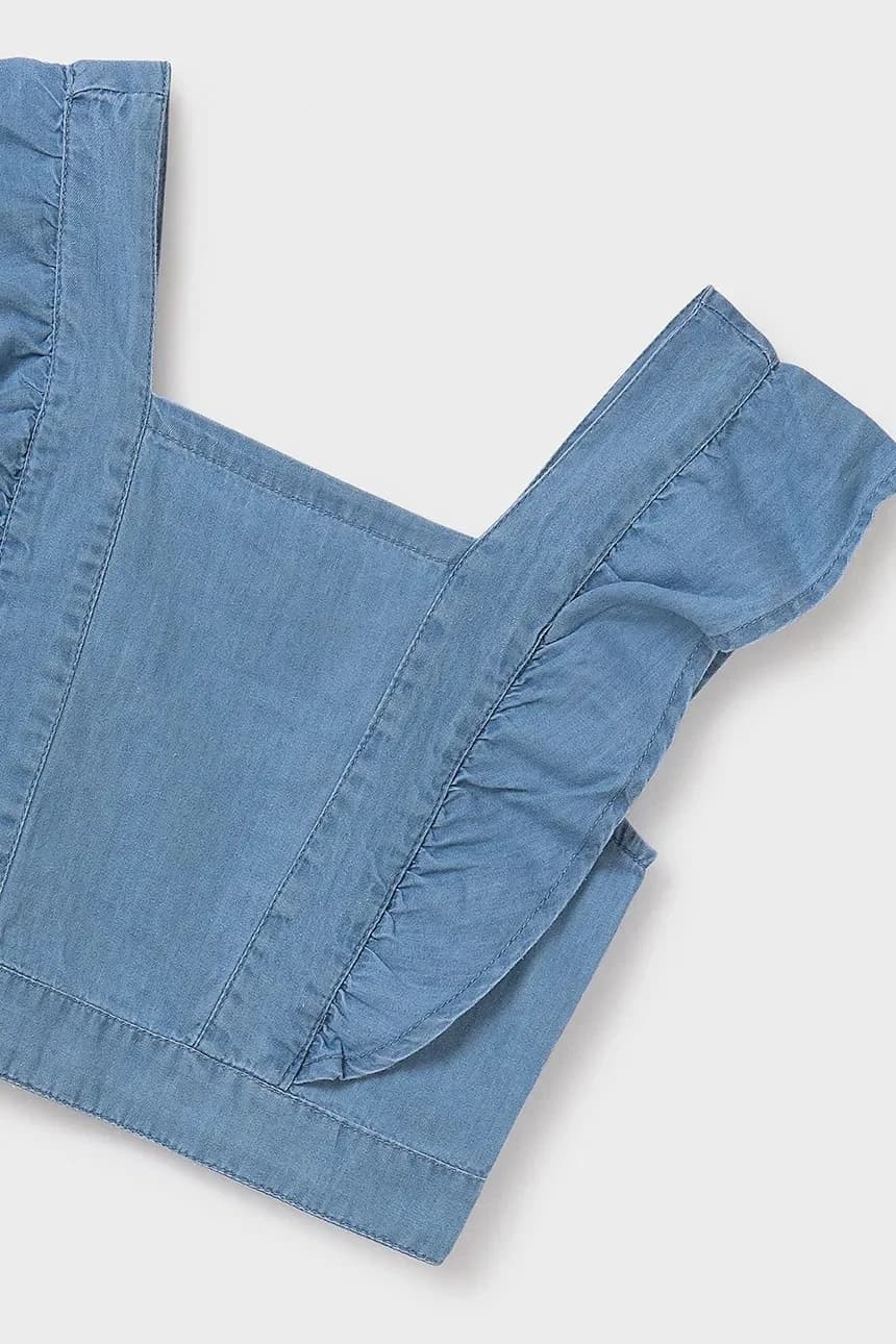 Детская джинсовая блузка - фото 4