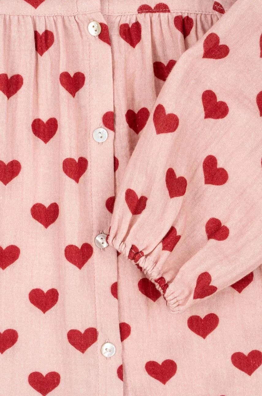 Детская хлопковая блузка COCO FRILL SHIRT GOTS - фото 5