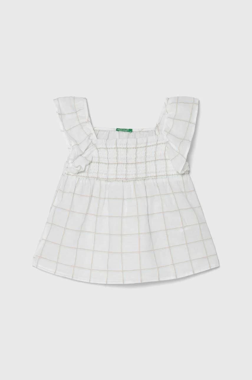 Детская льняная блузка