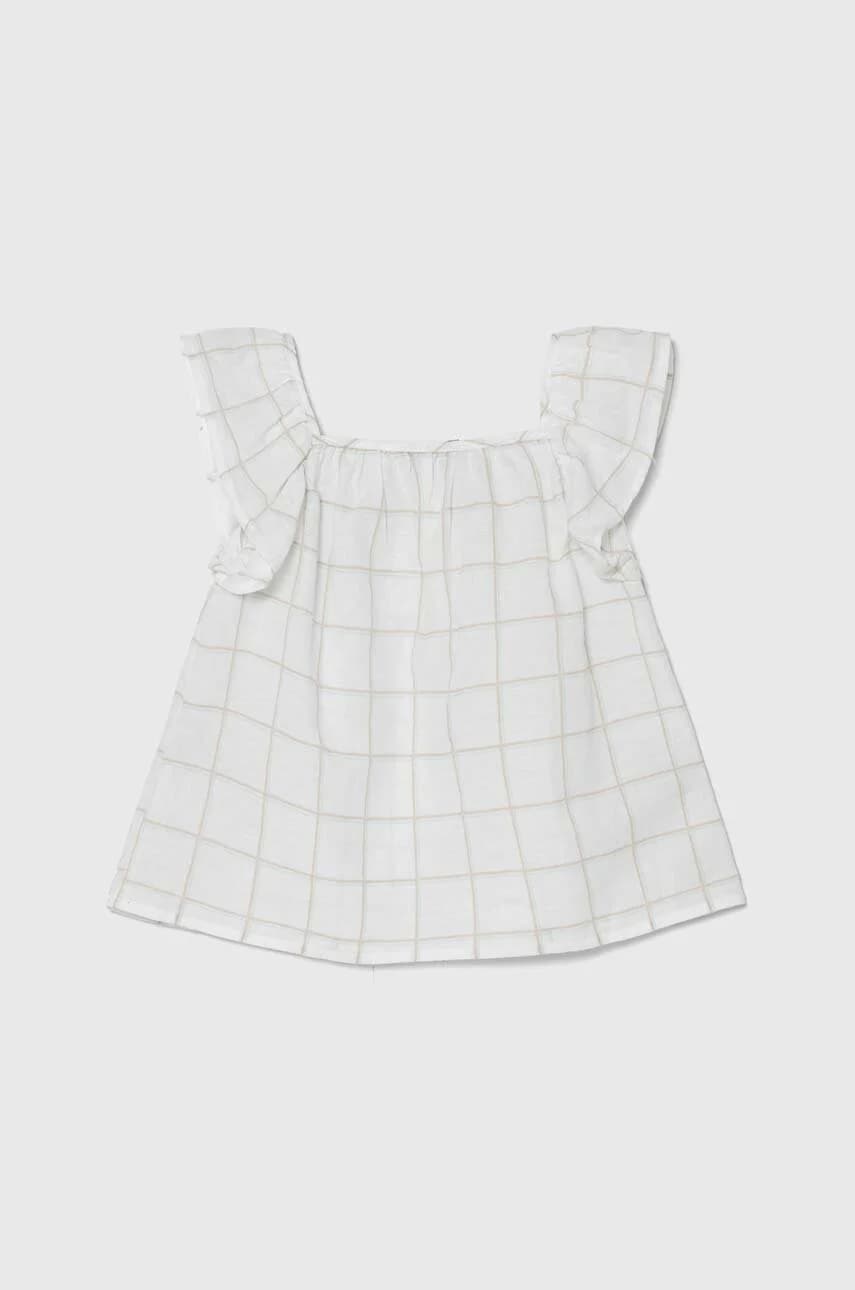 Детская льняная блузка - фото 2