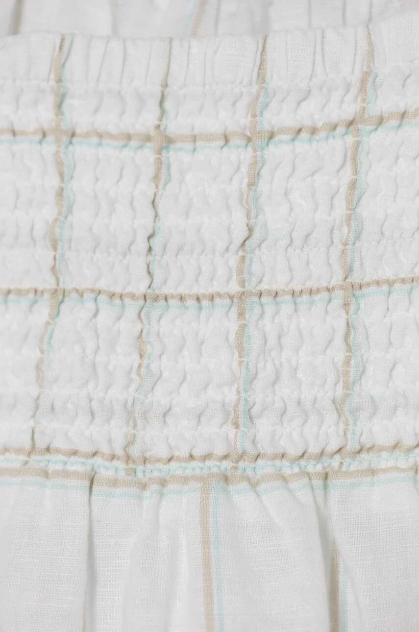 Детская льняная блузка - фото 3