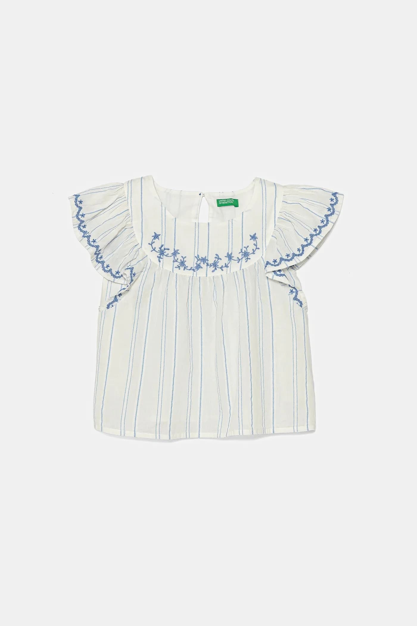 Детская хлопковая блузка