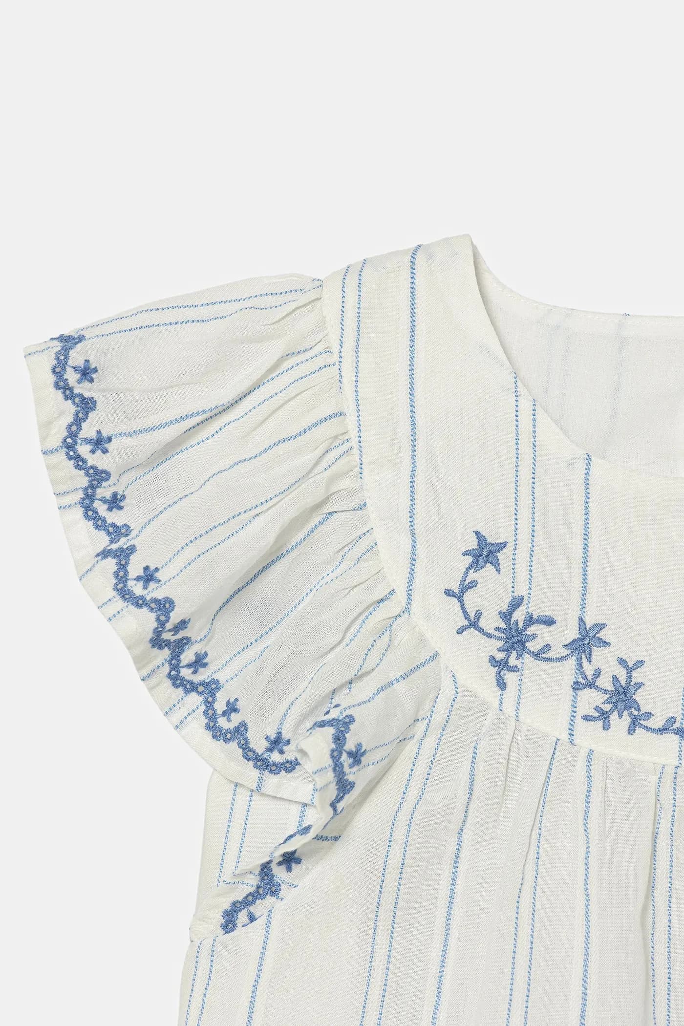 Детская хлопковая блузка - фото 3