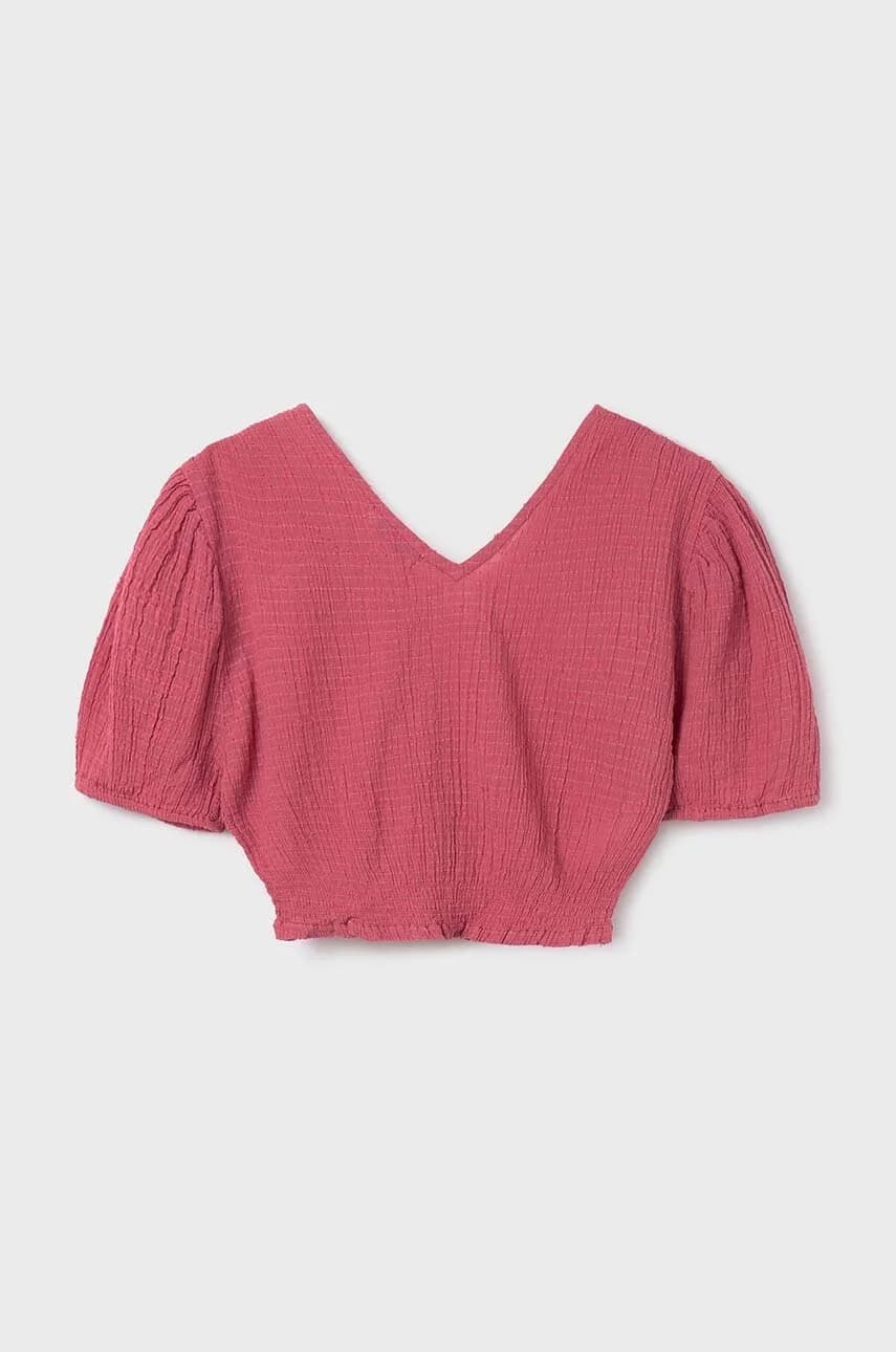 Детская хлопковая блузка - фото 2