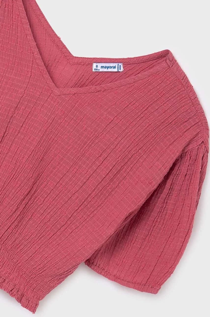 Детская хлопковая блузка - фото 3