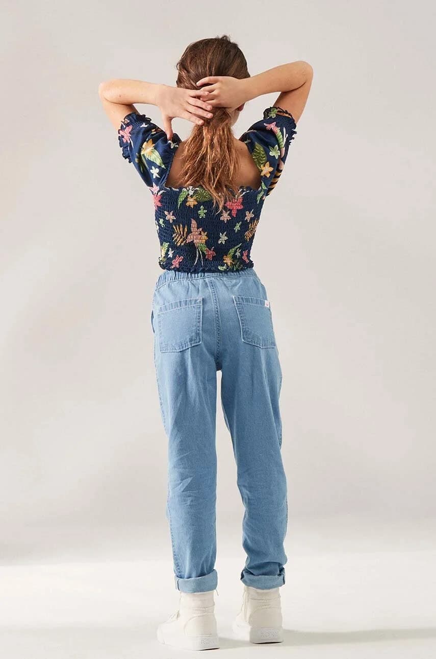 Детская хлопковая блузка - фото 5