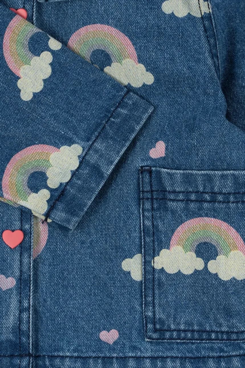 MAGOT DENIM SHIRT Детская джинсовая куртка GOTS - фото 4