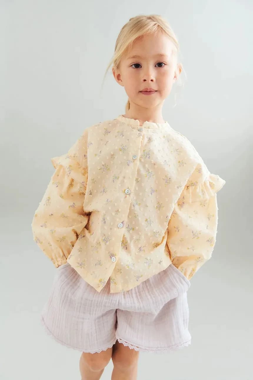 Хлопковая детская рубашка